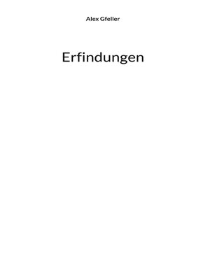 cover image of Erfindungen